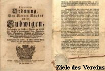 Ziele des Vereins - Bitte anklicken